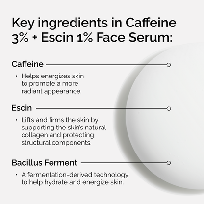 Caffeine 3% + Escin 1% Face Serum - US 7002