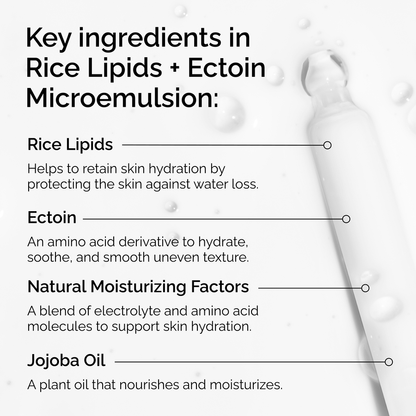 Rice Lipids + Ectoin Microemulsion - US 1033